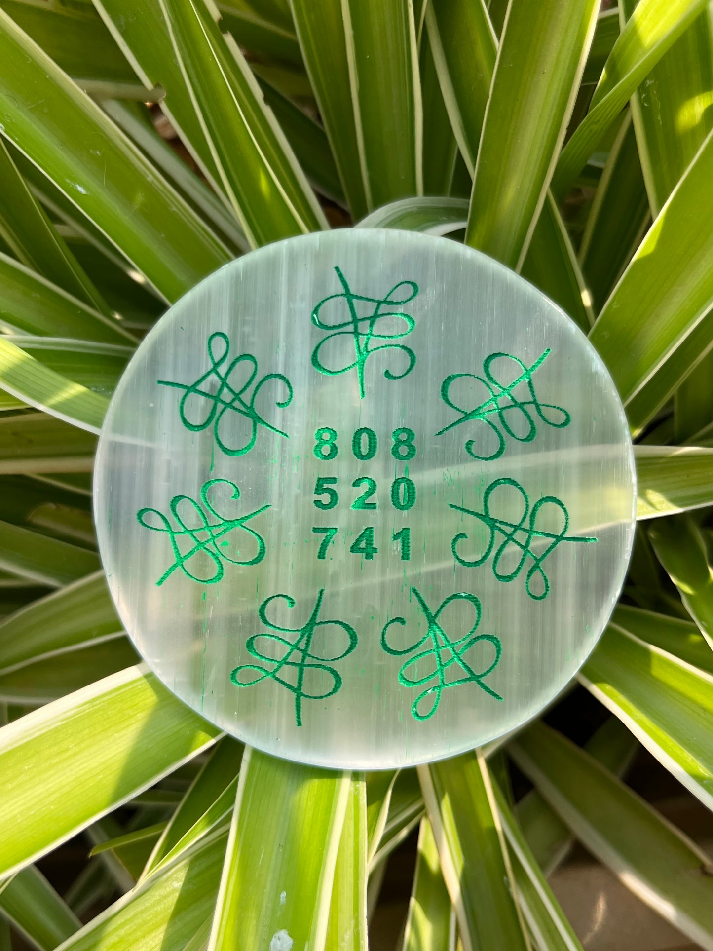 Zibu Selenite Plate