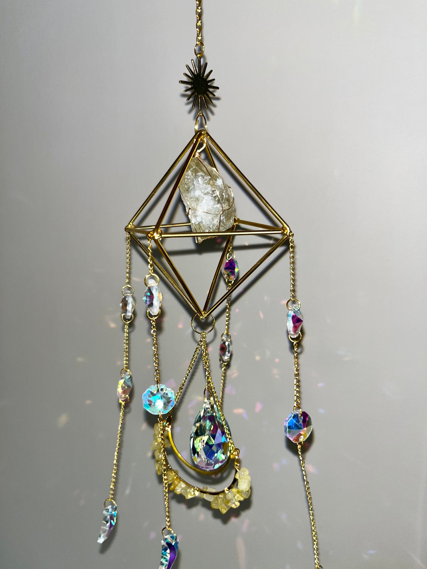 Citrine Suncatcher
