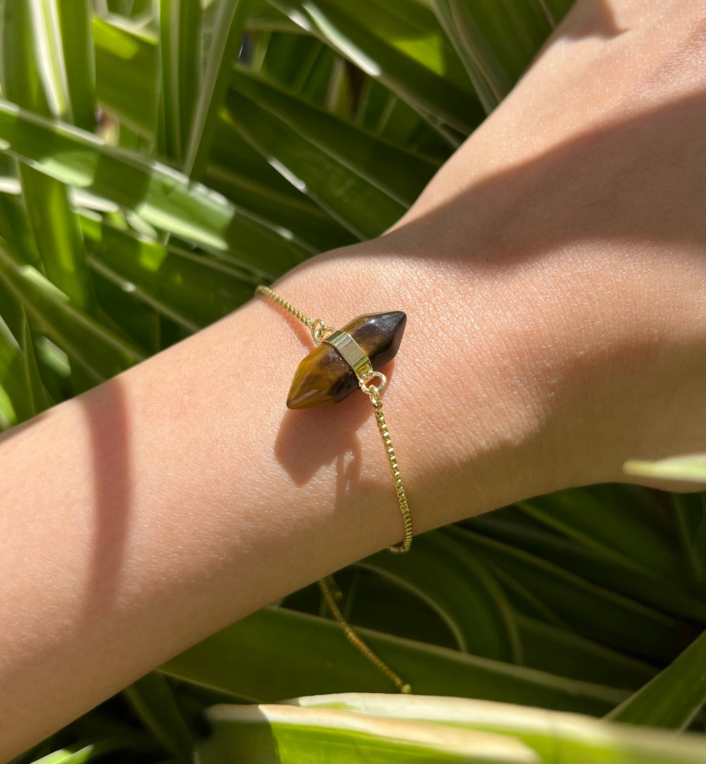 Tigers Eye Pointer Bracelet
