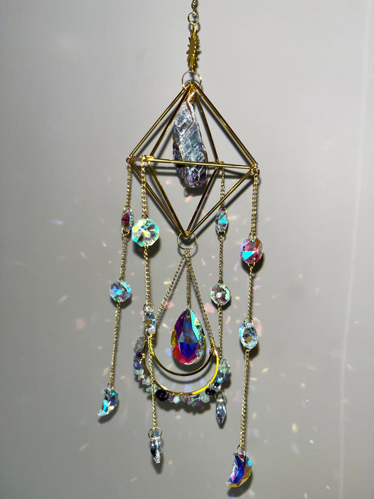 Multi Fluorite Suncatcher