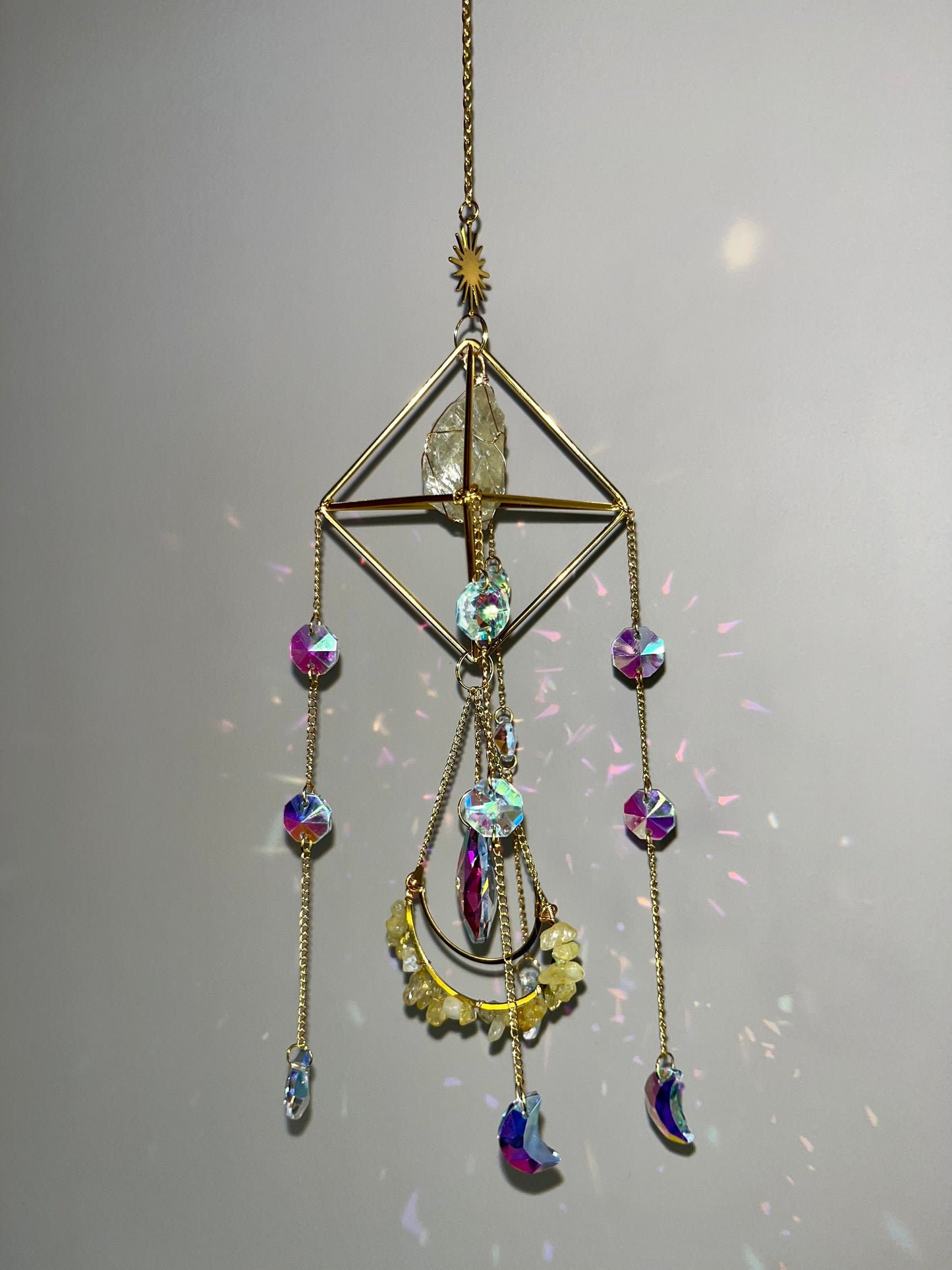 Citrine Suncatcher