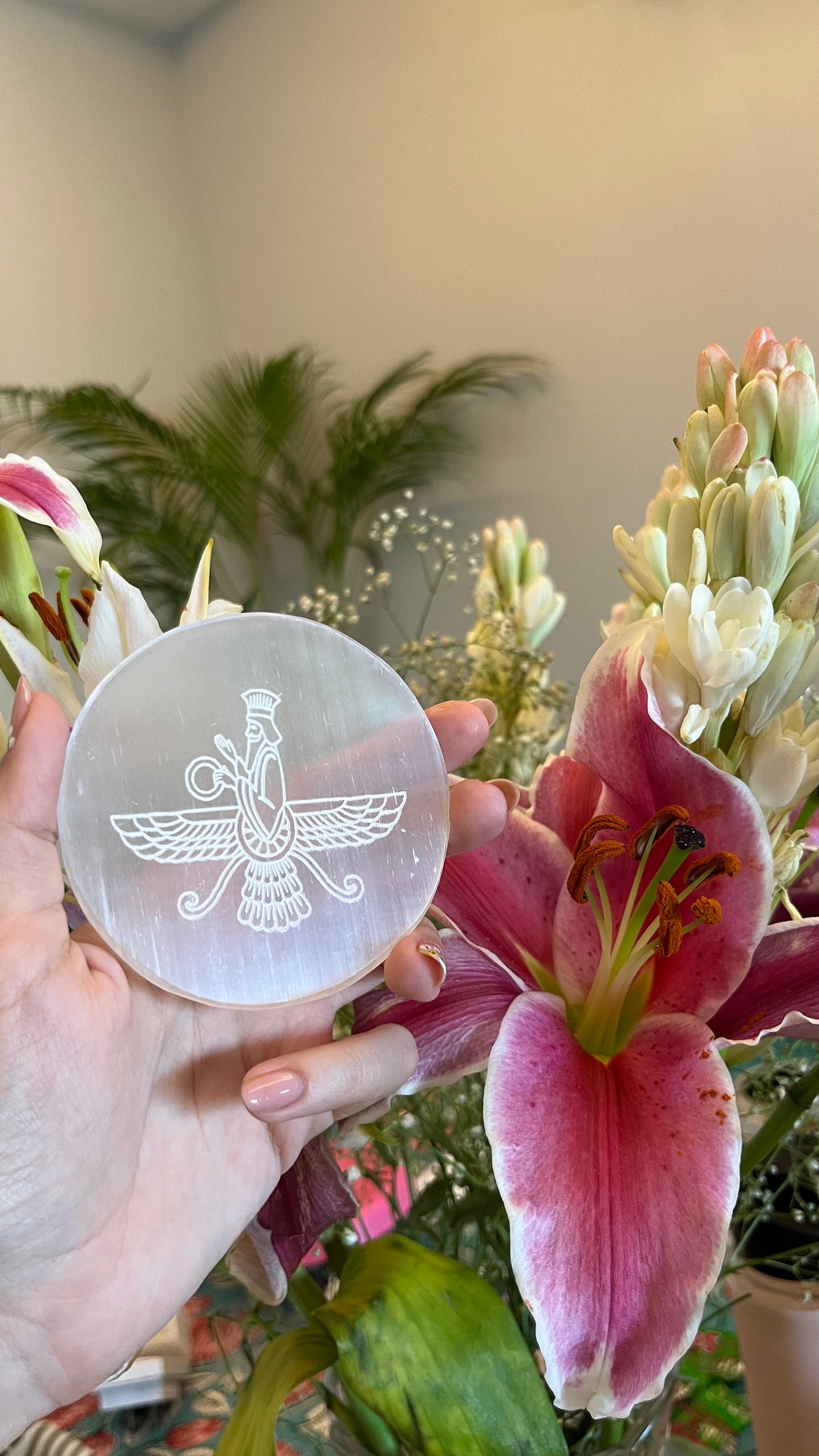 Selenite Plate