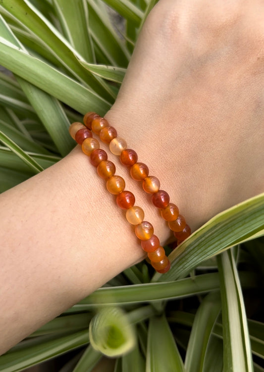 Carnelian Slim 6mm Bracelet