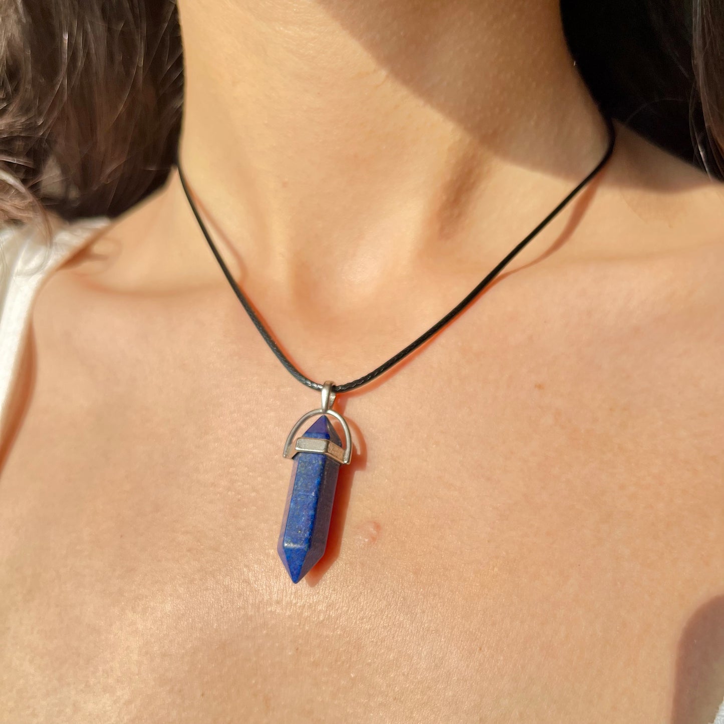 Lapis Lazuli Pointer Shape Pendant