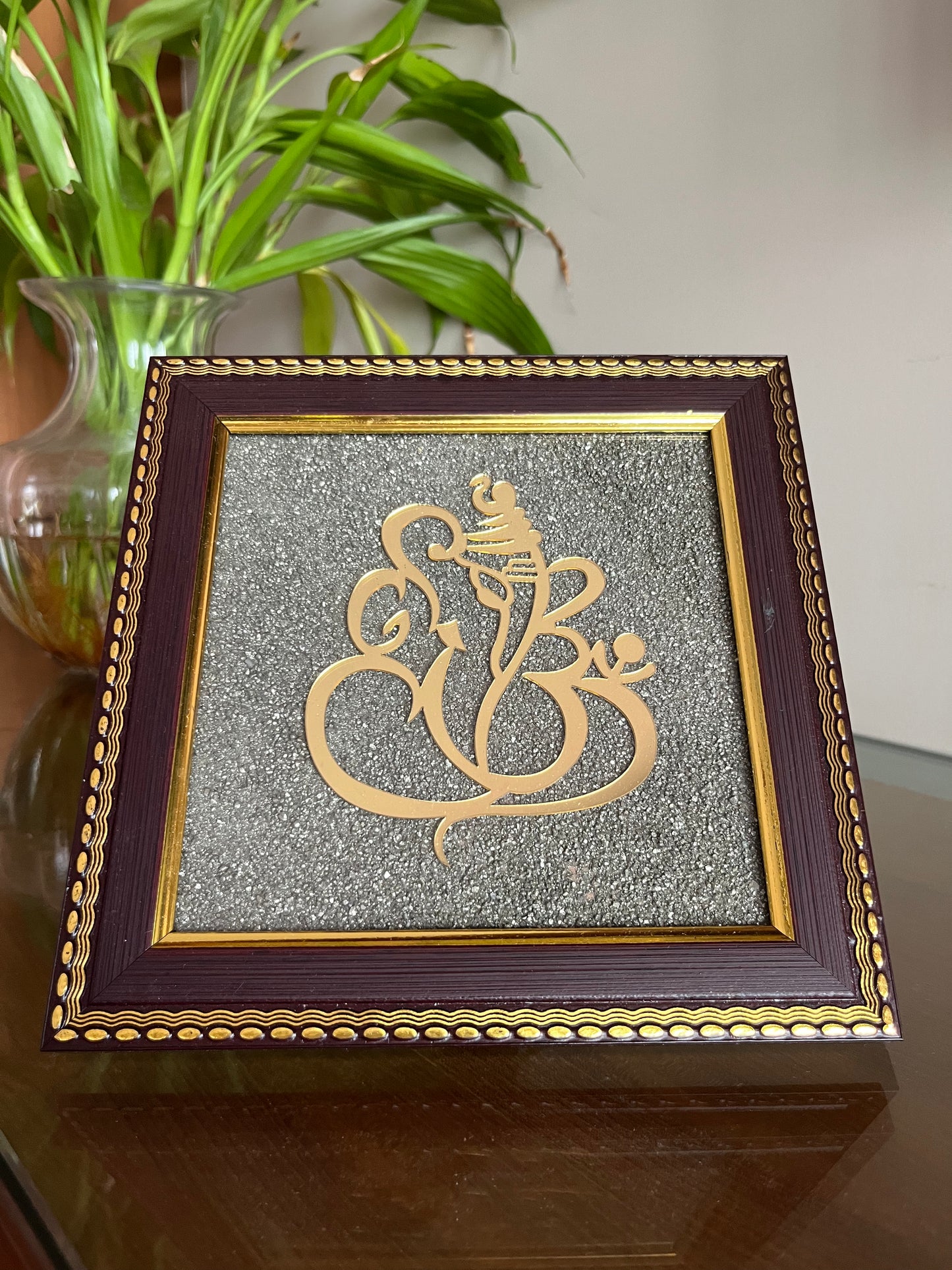 Ganesh Pyrite Frame