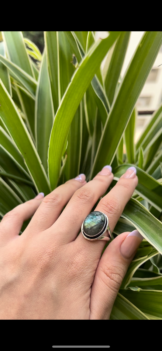 Labradorite Adjustable ring