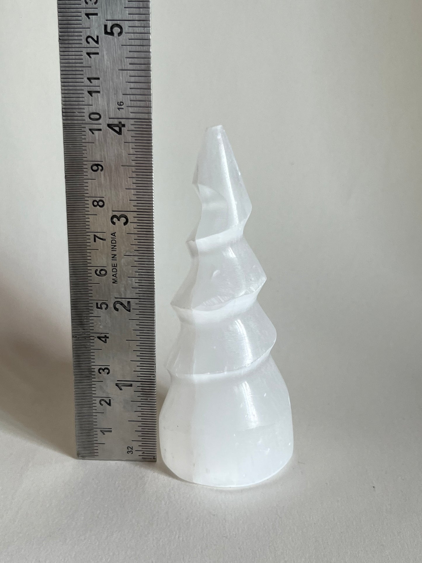 Selenite Unicorn Horn