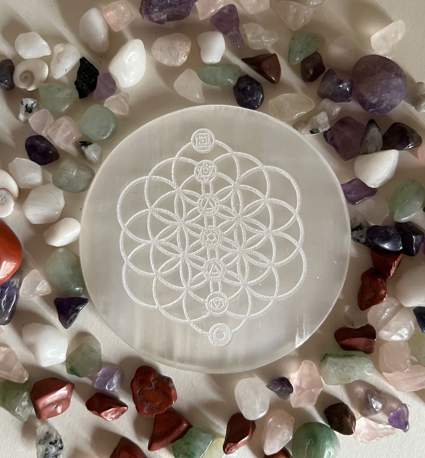 Selenite Plate