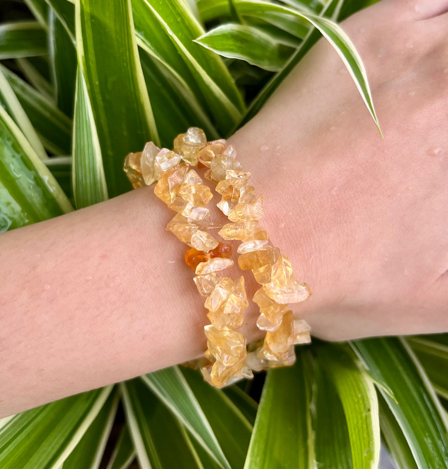 Citrine Chip Bracelet