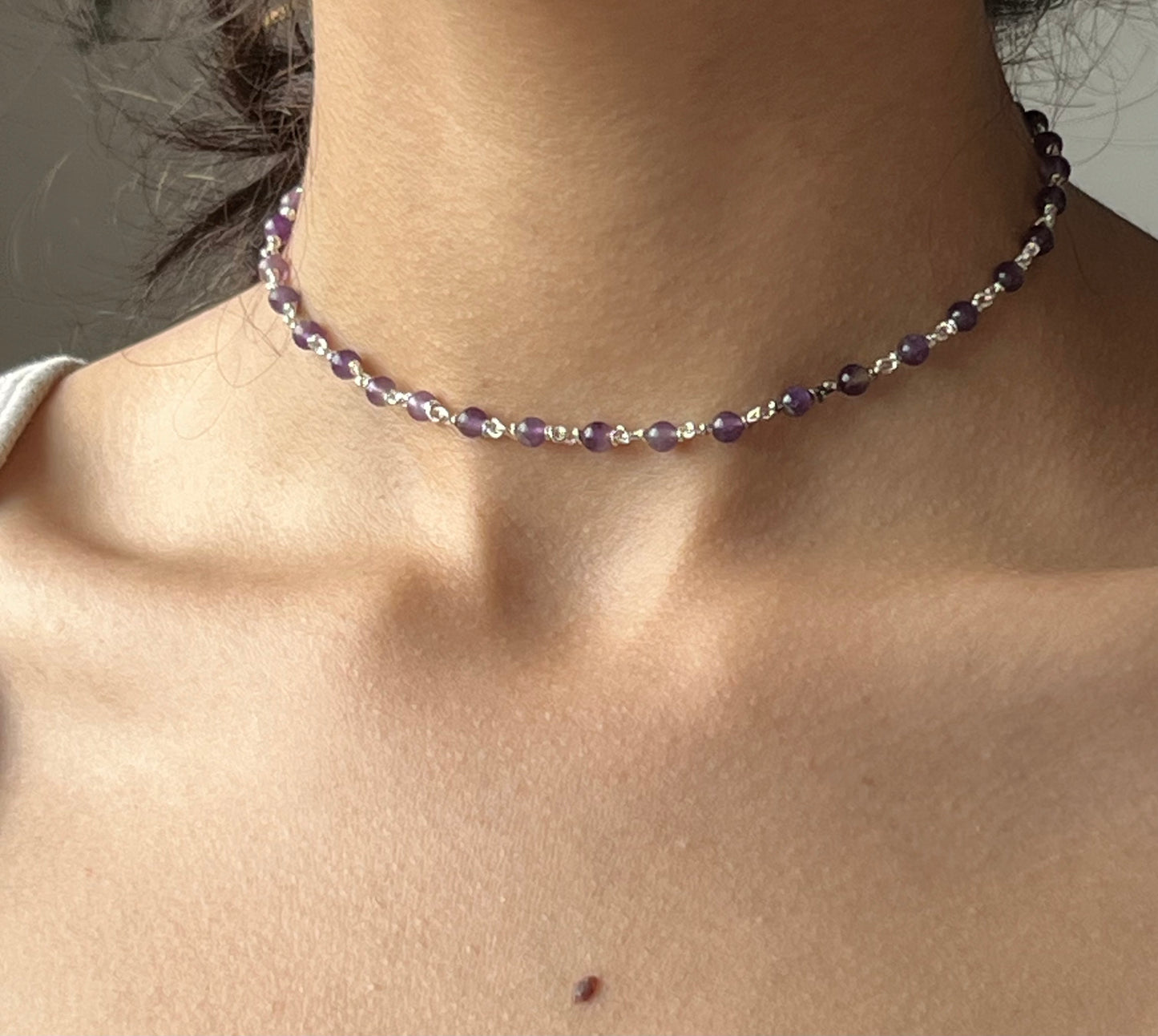 Amethyst Adjustable Chain