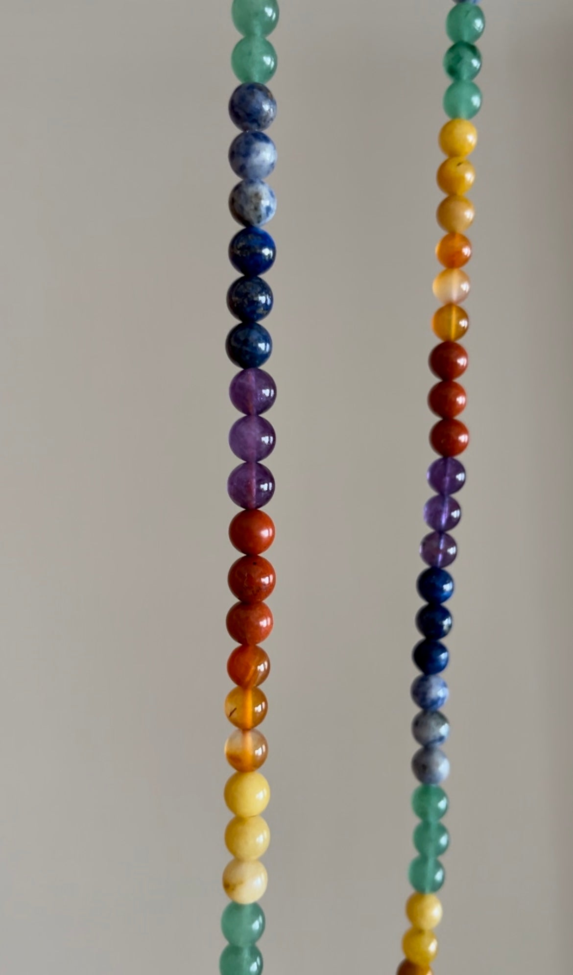 Seven Chakra Mala 108+1 beads