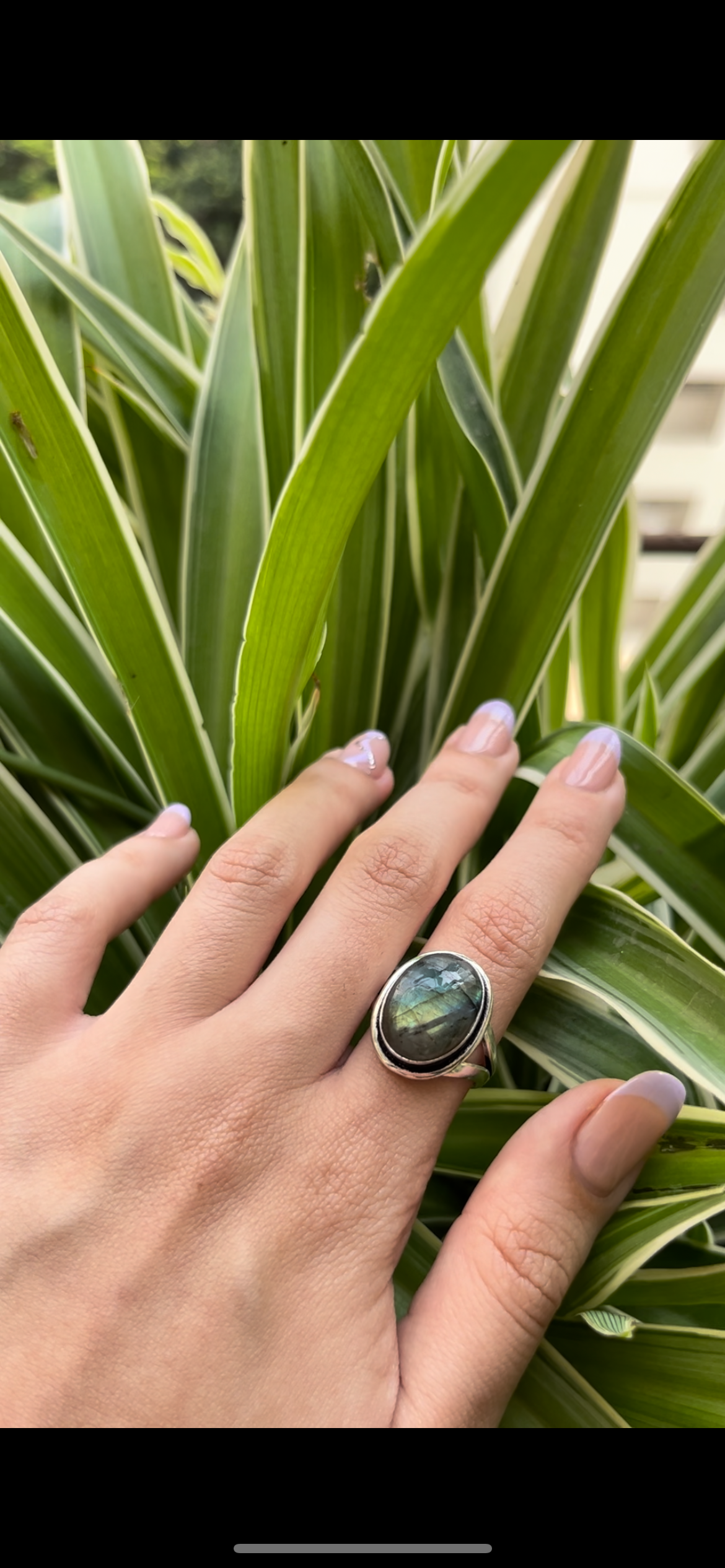 Labradorite Adjustable ring