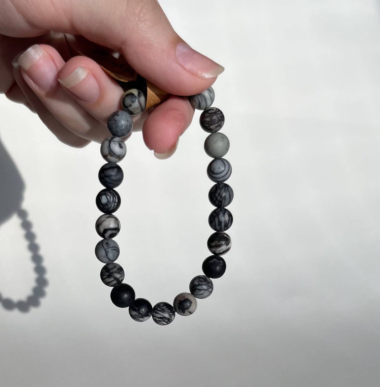 Black Web Jasper Bracelet