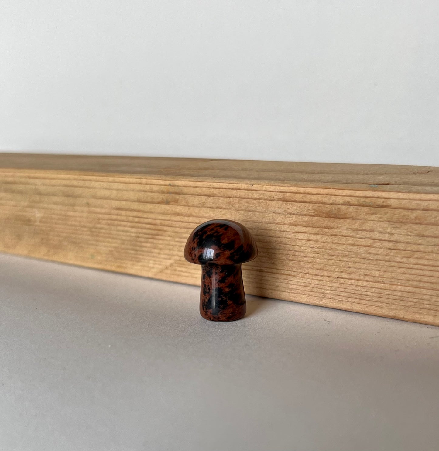 Mahogany Obsidian Mushroom