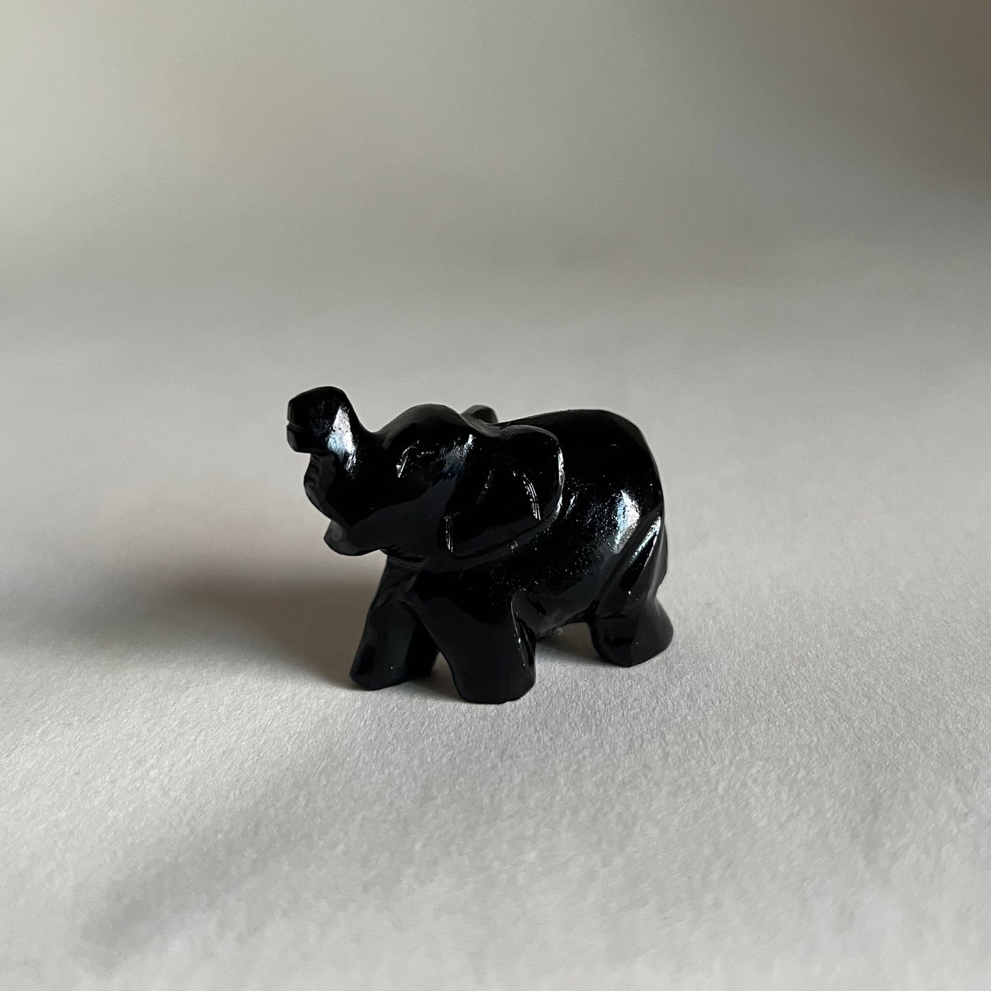 Black Tourmaline Elephant