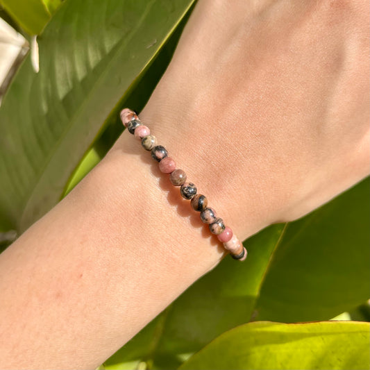 Rhodonite Slim Bracelet