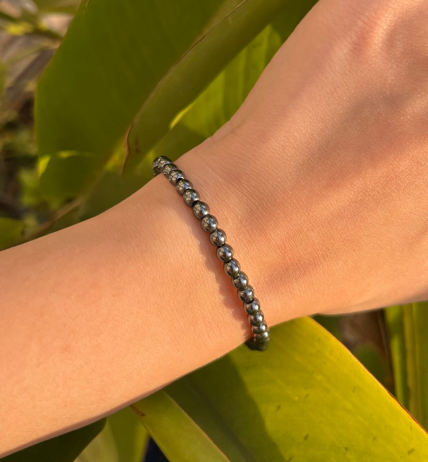 Hematite Slim Bracelet