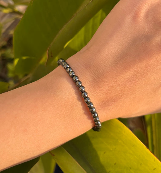 Hematite Slim Bracelet