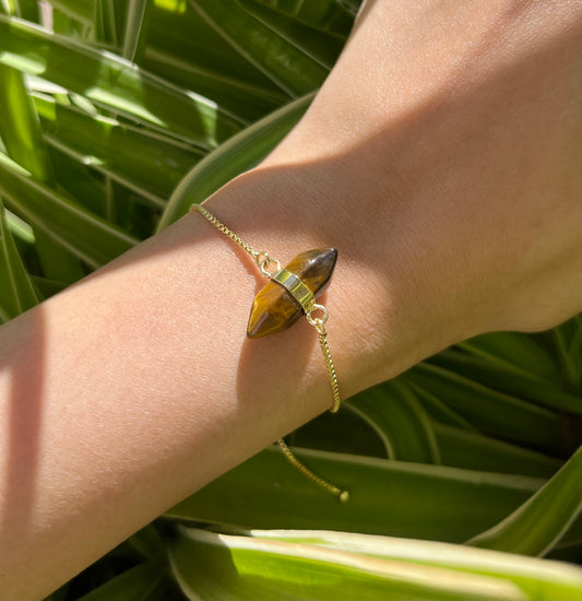 Tigers Eye Pointer Bracelet