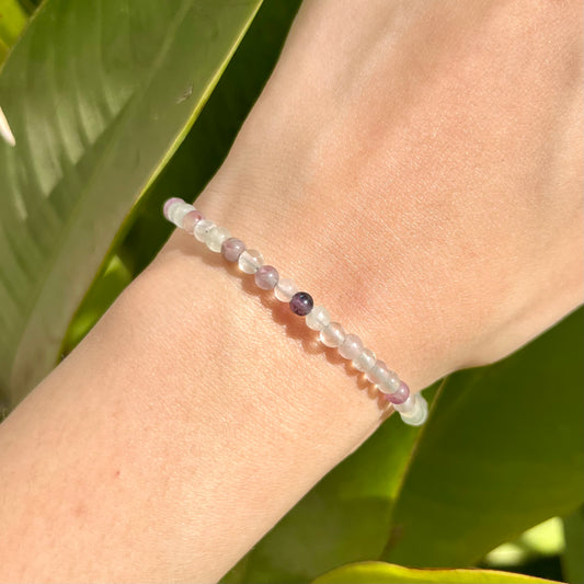 Multi Flourite Slim Bracelet