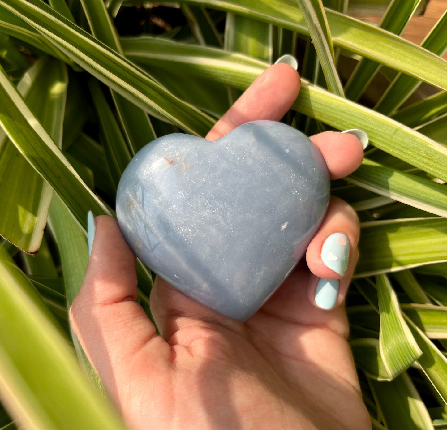 Angelite Heart