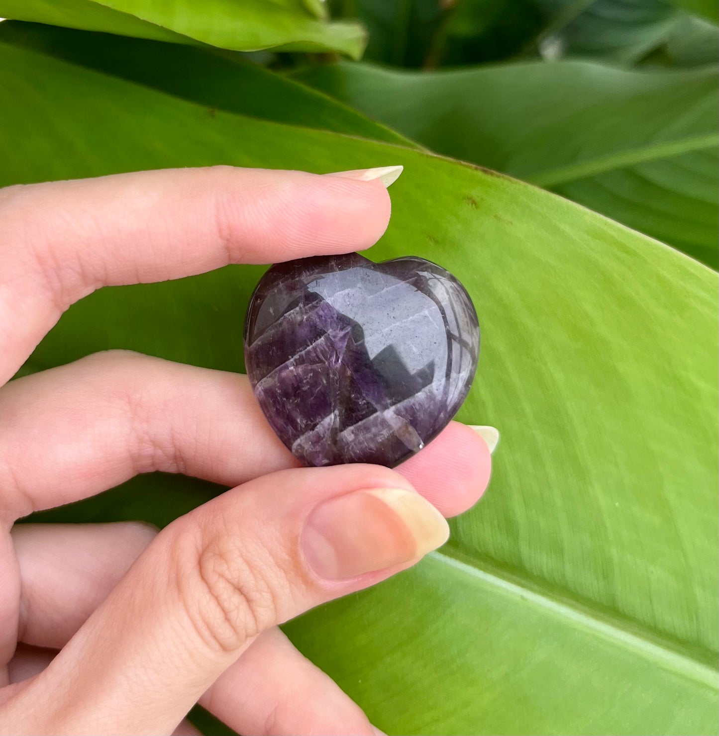 Amethyst Fidget Heart