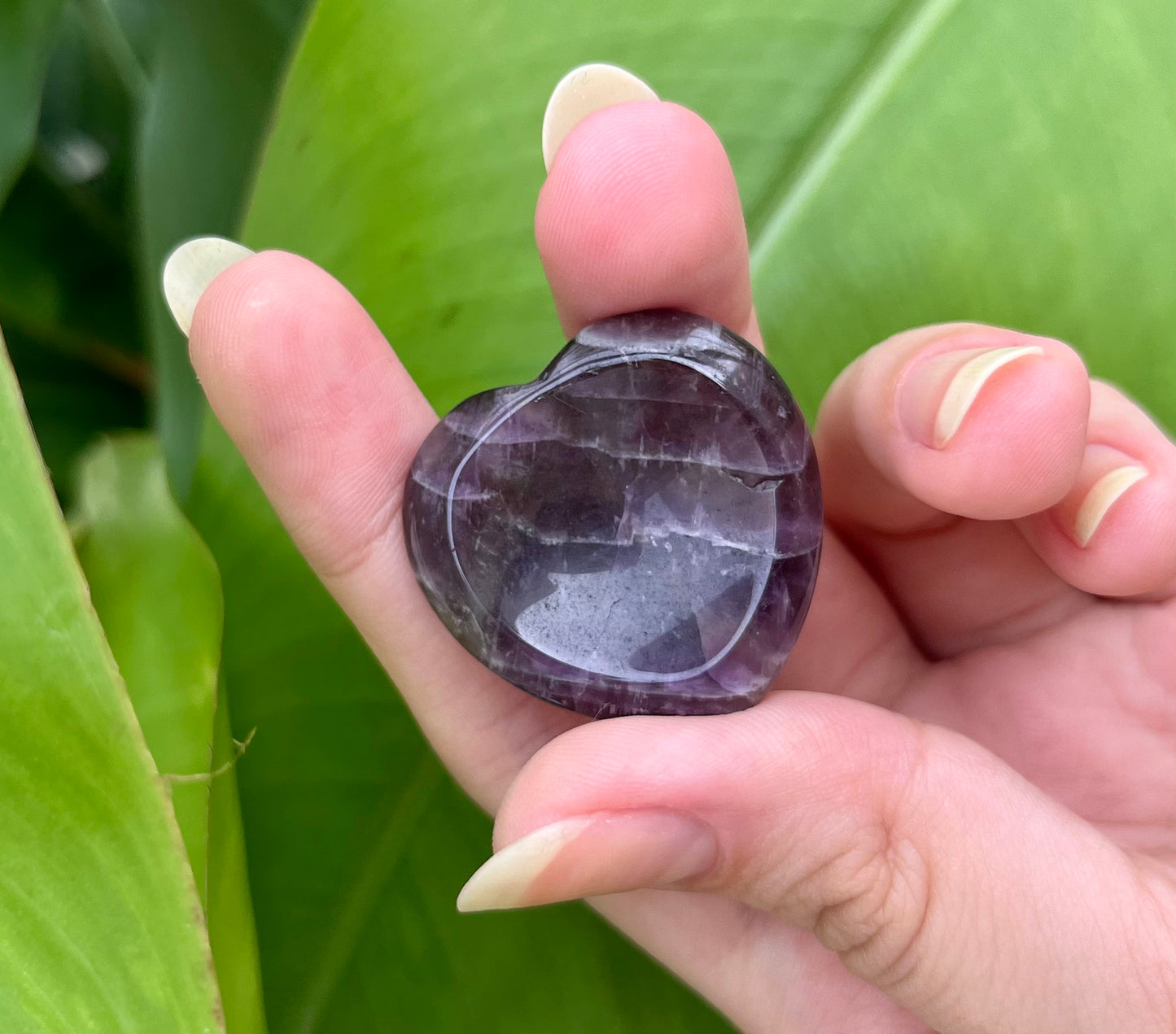 Amethyst Fidget Heart