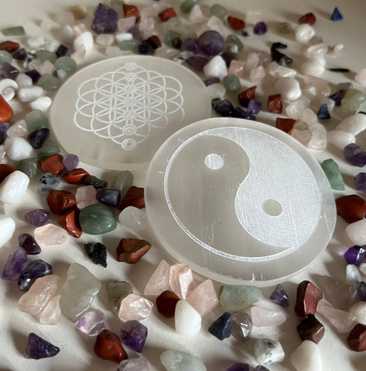 Selenite Plate