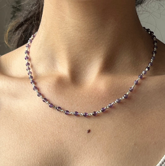 Amethyst Adjustable Chain