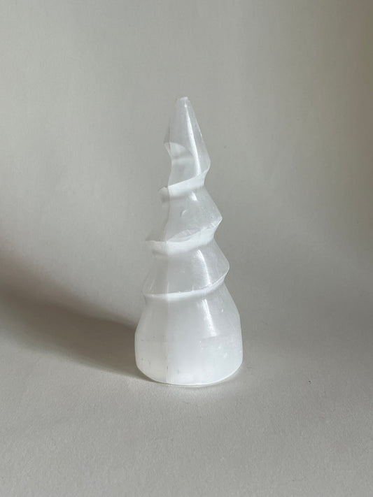 Selenite Unicorn Horn