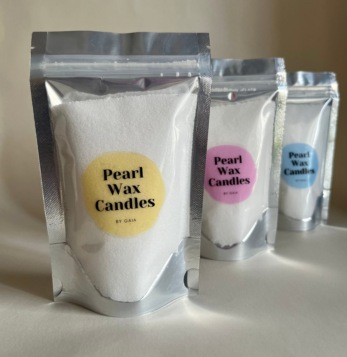 Pearl Wax Candles