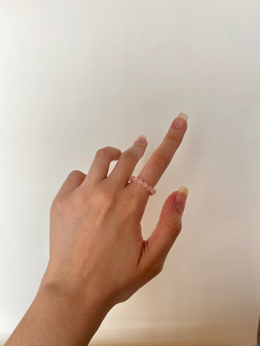 Rose Quartz Ring