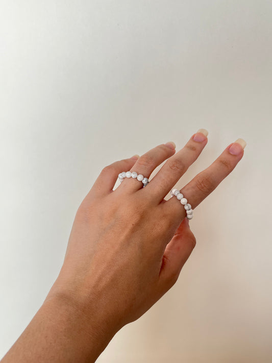 Howlite Ring